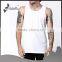 Plain white tank tops wholesale tank tops for men singlet