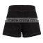 Wholesale plain black women sweats shorts, sports shorts running shorts