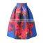 OEM service factory supply casual floral print summer skirts