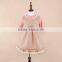 New Stylish Elegant Children Girl Ruffles Kid Clothes White Lace Dress