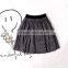 S16252A Autumn children skirt girls' cotton pleated short skirt
