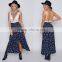 Hottest gypsy lady clothing boho chic latest printed wrap maxi skirt