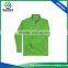 High Quality Shiny 92%polyester 8%spandex Green Color Mens Golf Sweatshirts