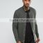 Men's Jersey Bomber Jacket With Snaps In Khaki