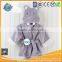 high quality cow shape cotton towel baby bathrobe