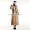 Khahki Arabian muslim dress/ hsnz muslim islamic caridgan abaya kaftan dresses