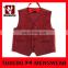 Best quality best selling printed or embroidery men's dress vest