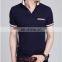 2016 Fashion New Design Solid Color Men's Short Sleeve Polo T Shirt Slim T-shirt with Chest Pocket