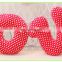 HI CE latest wholesale valentine's day custom letter love shaped pillow for sale