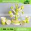 Mug Tree Holder Plastic 8pcs Cup Drying Hanger Rack