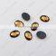DZ-1032 oval shaped flat cut glass stones for jewelry making
