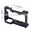 PULUZ Factory OEM Stock Camera Cage,Handle Stabilizer in Aluminum Alloy for Sony A6300 / A6000 avoid shaking in Photograph