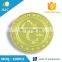 Wholesale good quality zinc alloy gold plated coin