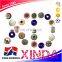 High quality plating round metal jeans button for suspender trousers