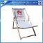 Promotional folding wooden fabric beach chair