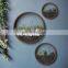 Vertical Wall Planters Corten Steel Circle flower pot