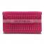 Luxury Clutch Cosmetic Lip Purse Ladies Fashion Rectangle Evening Wallet Custom Silicone Bags