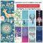 Wholesale Multi Coloured Printed Eco Tpe Black Yoga Mat Manufacture Caucho