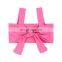 plain pink gallus crop Top and floral pattern bell bottom 2pcs lovely Baby Girl suit