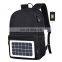 Anti-Theft Smart Solar power backpack Power Charging Camping & Hiking Multi-Function laptop Backpack