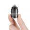 Remax RCC-110 Super MINI handle design LED Upscale metal dual uab car charger 30w pd qc fast charger