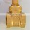 Copper NPT Thread PN16 1" 2" Gate Valve With Hand Wheel For Water