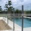 Customized swimming pool glass fences with aluminum post