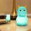 Wholesale silicone lamp cute animal silicone baby night light for kids