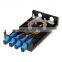FTTH Patch Panel Desktop Type  SC 4 Port Fiber Optic with Adapter and Pigtail