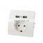 EU Standard Electrical Wall Charger Adapter Charging Wall Germany Plug Socket Power Outlets,16A,Grounded,PC Panel,LED indication