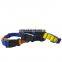 flax material dog collar durable and easy to clean collar for dogs matt and double colors pet collar