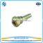 Hydraulic hose fitting - Swage British thread 22611&22641&22691 pipe fitting