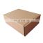 custom luxury shoe paper kraft gift box packaging with design apparel box packaging