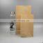 Wholesale Kraft ziplock Paper Bag Paper packing Bags Kraft Paper Bag with your own logo coffee custom packaging