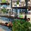 Old Style Industrial Wall Wine Pipe Wood Rack Shelf Bracket Single-side Bracket Metal Standard
