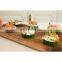 Wooden Cheese Board and Bread Board, Classic Design - 17 x 6 Inch