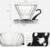 New Design Portable Stainless Steel Modern Glass Moka Drip Turkish Coffee Maker Pot