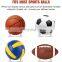 Acrylic Ball Stand Holder Transparent Sports Ball Storage Rack for Basketball Football Volleyball Soccer Ball