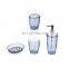 Acrylic decor bathroom accessories set