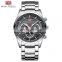 MINI FOCUS MF0170G Business Stainless Steel Watches For Men 24 Hours Men's Quartz Metal Fashion Wrist Watch