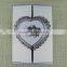 Instock Gold Silver Gatefold Heart Foil Wedding Invitation Card Designs