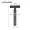 Traditional Design High Quality Mens Copper Metal Handle Double Edge 3 Pieces Shaving Safety Razor