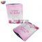custom printed 3 side heat sealing foil pouch face sheet mask cosmetic packaging bag