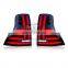 MAICTOP Car Tail Lamp Led black Rear Tail Light For land cruiser Prado 150 fj150 lc150 2014-2020 Modified Taillight