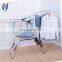 Heavy duty double hanging laundry air dryer clothes garment foldable drying rack