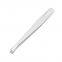 Anti corrosion and anti-static white carbon fiber plastic tweezers 93301 flat head