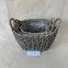 Wicker Willow Storage Basket Laundry Basket with Handle
