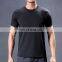 High quality men's plain t-shirts oversized tshirt wholesale gym t shirt custom logo running t shirt