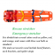 Rescue stretcher Life saving supplies first aid stretcher