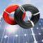 Solar cable 2 x 10mm twin core dc solar panel extension cable electric dc photovoltaic pv wire solar cable